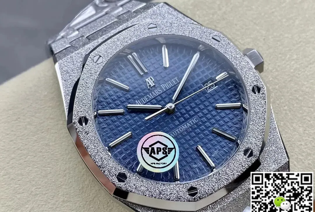 Audemars Piguet Royal Oak 15410BC.GG.1224BC.01 APS Factory 1:1 Best Edition Replica Watch Blue Dial